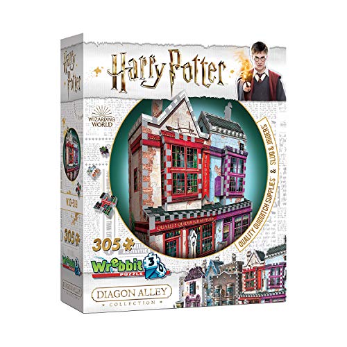 WREBBIT 3D Harry Potter Quality Quidditch Supplies & Slug Jiggers 3D Jigsaw Puzzle (305-piece)