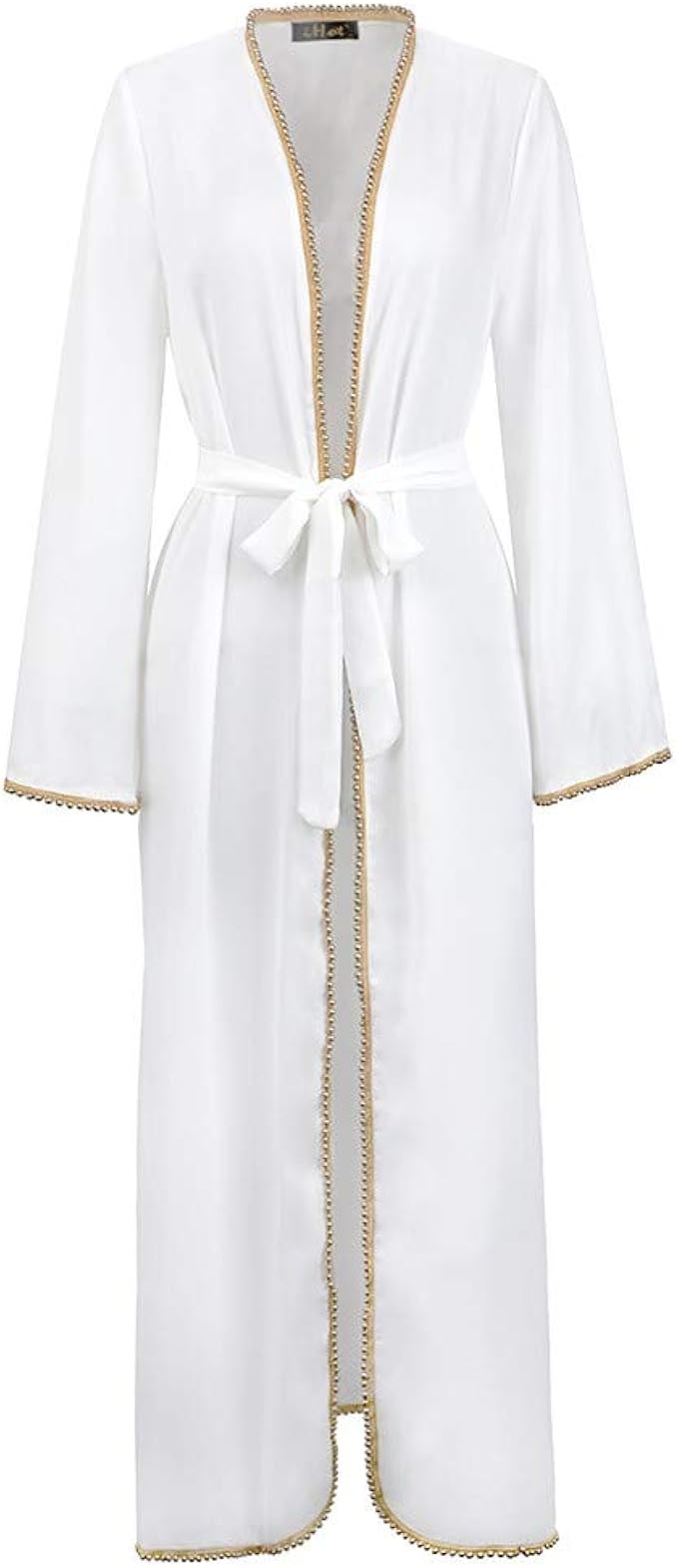 white open abaya