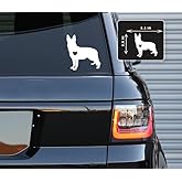 Printbeat German Shepherd with Heart Vinyl Decals Stickers for Cars, Vans, Trucks, and laptops (White5.5x5.1)