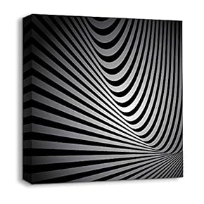 Canvas Wall Art - Abstract Visual Illusion - Giclee Painting Wall Art for Bedroom Living Room Home Decoration - 12x12 inches