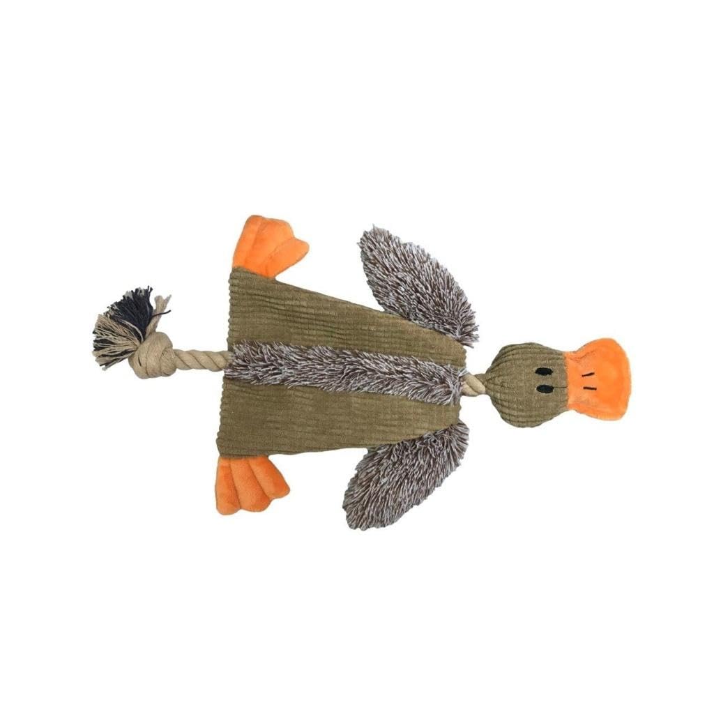 Good Boy Raggy Crinkle Duck Dog Toy (One Size) (May Vary)