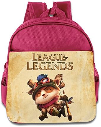 Huma League Legend Tee Mo Unisex School Bookbag Backpack Pink