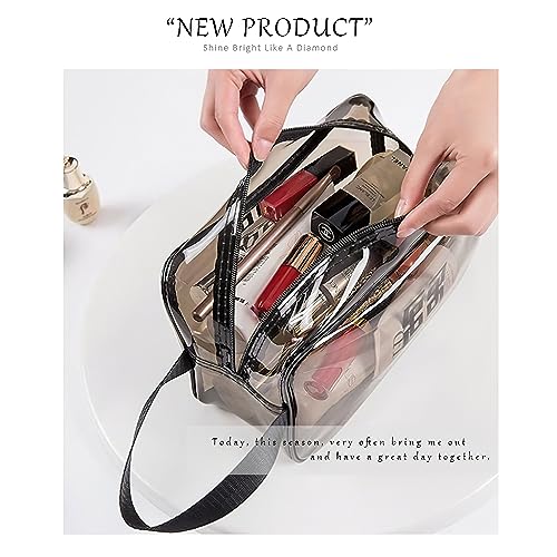 VOSRTDSV Cute Travel Makeup Bag,Portable Toiletry Make up Organizer Cosmetic Bags for Women,3PC Toiletries accessories Travel Accessories Dorm Room Toiletry Bag