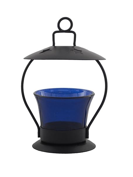 Glass Metal Votive Blue By Kraft Seeds