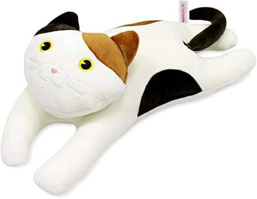 Amazon.com: Miniso - Almohada de felpa con diseño de gato para niños, color blanco, 16.0 in: Toys \u0026 Games