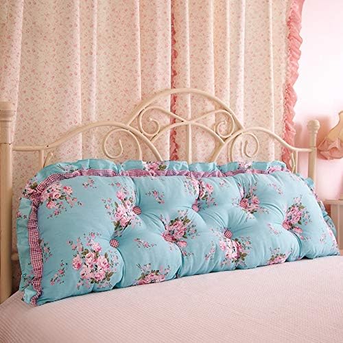 Wgang Korean Version of Cotton Headboard Large Cushion Soft Bag Removable Wash Bed Cotton Large Back Sofa Long Pillow Bed Back (Color : O, Size : 120cm)