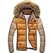 URBANFIND Men's Slim Wear Thick Hooded Fleece Outerwear Jacket