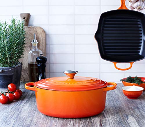 5 Creuset+Signature+Square+Skillet+Grill