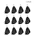 Windy City Novelties - 12 Pack - Pom Poms (Black)