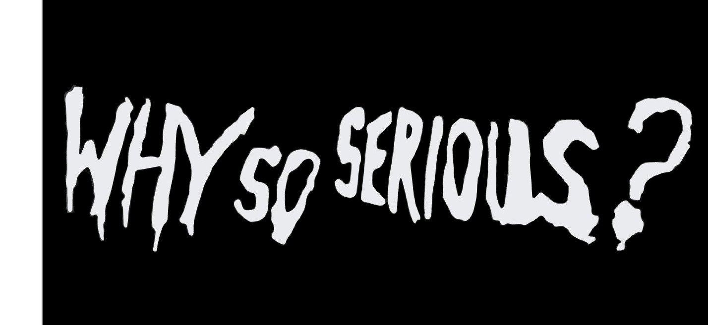thumbnail image 2 of Finest-Folia 'Why So Serious?' Silver Metallic Film Sticker - Car Accessory K061 2 of 3