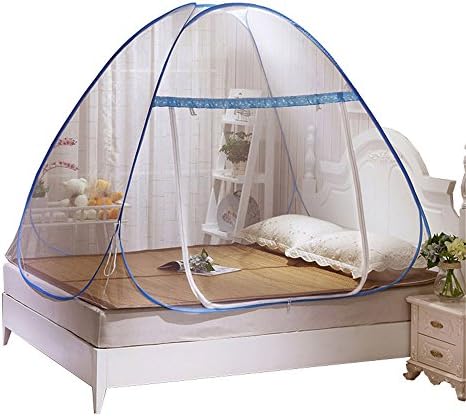 Installing the Mongol yurts nets encryption 1.2 m single door zipper with bottom easy foldable 1.5 m, 6 foot beds 1.8m bed