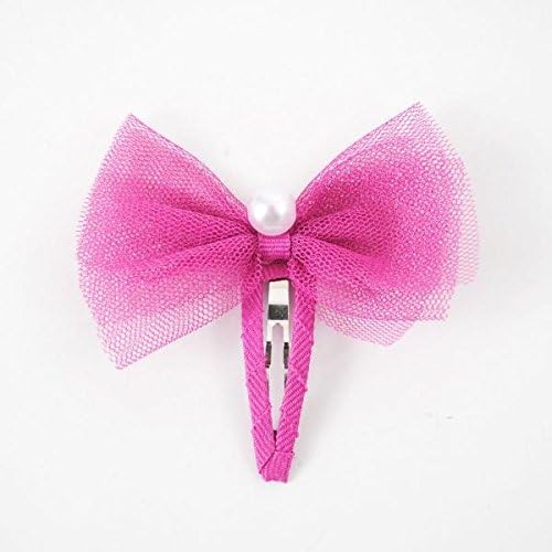 Amazon べべ Bebe チュールリボンクリップ ピンク ワンサイズ ファッション小物 通販