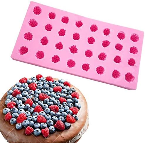 1 piece Raspberry Mulberry Molds DIY Silicone Soap Mold DIY Fondant Cake Decor For Chocolate Cookie Sugar Ice Cube Mould Baking Tool