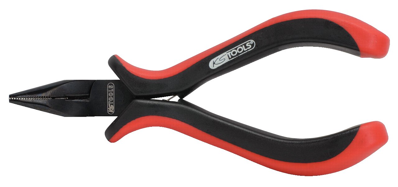KS Tools Precise 130mm Serrated Long Nose Plier