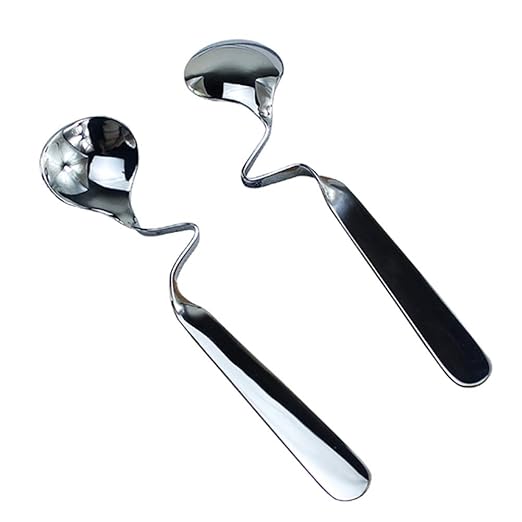 Marmeladenlöffel, Spiral-Design, exquisiter, rostfreier Edelstahl, Löffel, Kaffeelöffel, Dessertlöffel, Besteck, silberfarben