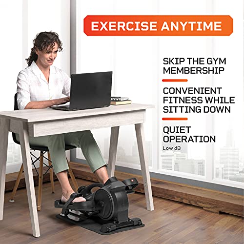 LifePro Under Desk Elliptical Machine Seated Under Desk Elliptical