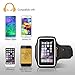 Gear Beast Sport Gym Running Armband with Key Holder and Reflective Safety Band for iPhone 6s, 6, Galaxy S7, S6, S6 Edge, S5, Motorola Moto G, Moto E, Moto X, Droid Maxx, Droid Turbo, Other