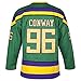 MOLPE Conway 96 Ducks Jersey S-XXXL Green, 90S Hip Hop Clothing for Party, Stitched Letters and Numbers