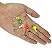 THKFISH Jig Heads Fishing Hooks Fishing Jig Heads Fishing Lure Bait Crappie Bass Trout Fishing Tackle Kit 44pcs