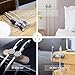 Magnetic Cable Clips,Hizek Wooden Cord Organizer Multipurpose Management System for Power Wires,Charging Cables,USB Cords,Audio Cables,Headphones Wires(Yellow)