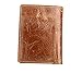 Wallet for Men With Coin Pocket RFID Leather Card Holder Big Trifold 3 ID Windows (Brown)