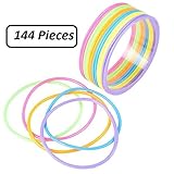 Plastic Bracelets - Assorted Colors - 144 Pieces- 2.75