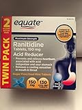 Equate Ranitidine 150mg 130 cool mint tablets twin pack