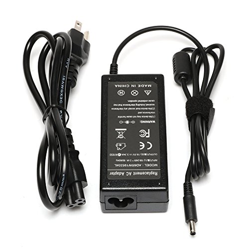 19.5V 3.34A 65W Emaks Ac Adapter /Laptop Charger /Power supply for Dell Inspiron 15 3000 5000 Series (3552) i3552 (3559) i3559 (5567) i5567 (5559) i5559 (3567) i3567;11 3162 i3162-0003BLU