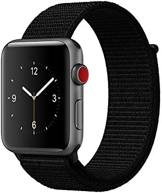 Apple Watch Sport Loop Band 38mm 42mm, Lightweight Breathable Nylon Replacement Band for iWatch Series 1, Series 2, Series 3, Sport, Edition, Nike+