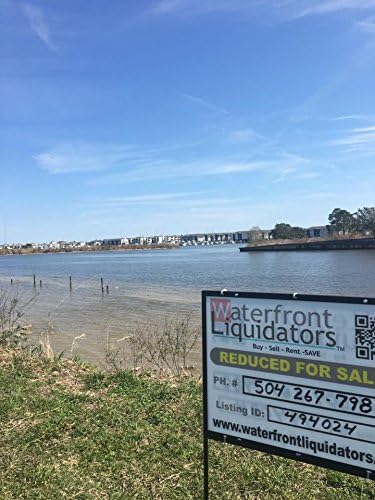 For Sale By Owner Sign with website listing on WaterfrontLiquidators.com