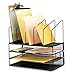 Desk Organizer Set All in Adjustable Desktop Organizer, Comes with Removable Extra Supply Organizer Caddy