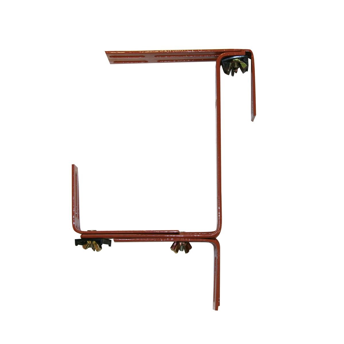 Xclou Window Box Brackets in Terra Cotta Flower Box Holder for