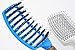 Zabolight Vent Hair Brush Vented Detangling Hair Brush for Thick Long Curly Hair, Curved Fast Blow Drying Brush for Women & Men (Pink)
