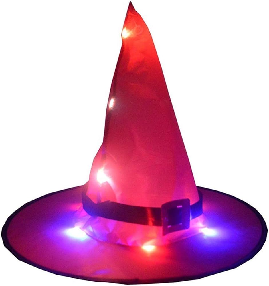 Luopei Gorro de bruja para decoración de Halloween, para colgar al aire