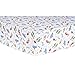 Trend Lab Dr. Seuss One Fish, Two Fish Fitted Crib Sheet, Red/Green/Blue