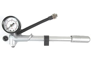 HILL COUNTRY CUSTOM CYCLES Hill Country Customs 60 PSI Air Shock Pump with Metal Handle for Harley Rear Suspension - HC-AP