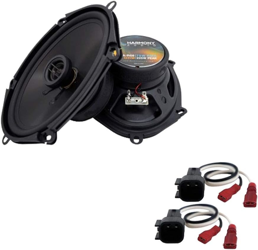 Amazon Com Compatible With Ford Taurus 2000 2007 Front Door Factory Replacement Harmony Ha R68 Speakers New Car Electronics