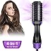 Hot Air Brush, econoLED Hair Dryer Brush, Hair Straightener Brush, One Step Hair Dryer 4-IN-1 Hot Air Spin Brush for Straightening,Curling,Salon Negative Ionic Electric Blow Dryer Straightener Curling