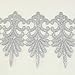 Silver metallic lace trim metallic ribbon trim by the yard for fabric Millinery accent motif scrapbooking card making lace decoration baby headband hair accessories dress accessories Bridal beaded trim by Annielov trim #273
