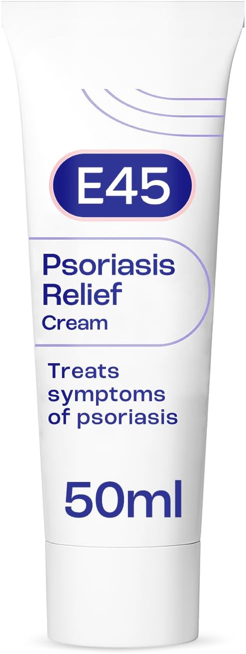 E45 Psoriasis Cream 50 ml - Relieve Psoriasis Symptoms - Steroid Free