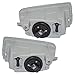 Driver and Passenger Fog Lights Lamps Replacement for Toyota SUV 81220-60042 81210-60122 AutoAndArt