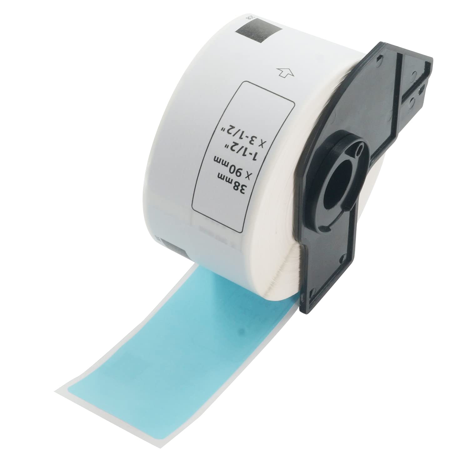 BETCKEY - 400 Blue Labels Replacement for Brother DK-11208, 38mm x 90mm Large Address Labels Compatible with Brother QL Label Printers
