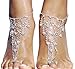 Bellady Women's Lady's 2 Piece Barefoot Sandals Toe Ring Anklets Wedding Beach Jewelry