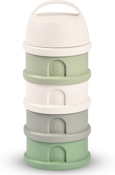 Beaba Stackable Milk Dispenser 4 Compartments 330 mL Large Capacity France