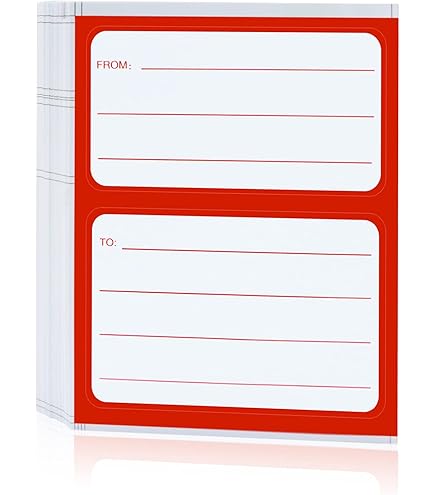 Triple Studio Lot De 120 étiquettes D'adresse De Retour Personnalisées, Motif Aquarelle Rouge Gorge Autocollants Personnalises Pour Toutes Les Enveloppes