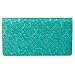Checkbook Cover Turquoiose Everlasting Love