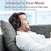 RCA [Upgraded] Active Noise Canceling Headphones, Over Ear Wireless Bluetooth Headset with CVC 6.0 Microphone, 30Hrs Playtime, Foldable Soft Protein Earpads Earphones for Travel Work TV PC Phonethumb 3