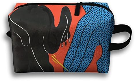 Leopard Animal Make-up Travel Bag For Women Cosmetic Bag Accessory Case Precise Stitching