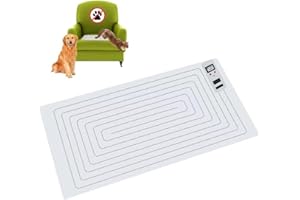 PAPARELA Scat Shock Mat for Dogs and Cats Indoor, Pet Shock Mats for Training Pets, Electric Repellent Mat Keeps Dogs and Cats Off Counter, Couch and Sofa, 3 Training Modes (30"x16" Upgraded)