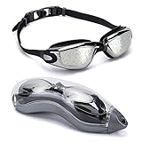 MIGAGA Swim Goggles - Unisex No Leaking Triathlon Swim Glasses For Adult Men Women Youth Kids Child with Free Protection Case,Swimming Goggles with 100% UV Protection,Anti Fog Technology Ultra Comfort